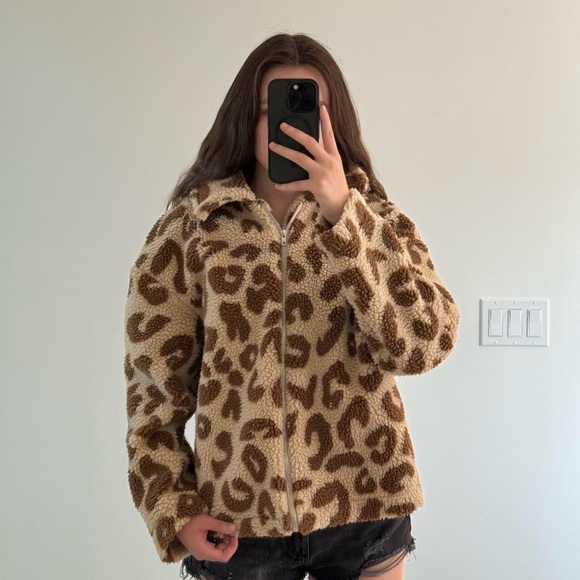 SHEIN Jackets & Blazers - Leopard Print Jacket
